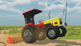 HMT 5911 MODIFIED TRACTOR 3D GAME VEHICALS POWERFUL MOMENTS TRACTOR AGRICULTURE FARMING VILLAGE LIFE [upl. by Petey]