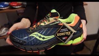 Saucony Ride 6 GTX at Outdoor Retailer 2013 [upl. by Shanks]