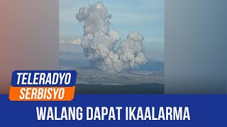 Taal Volcano eruption not cause for alarm PHIVOLCS  Isyu Spotted 02 October 2024 [upl. by Hildagard]