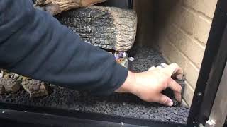 How To Start A Pilot Light on a Gas Fireplace [upl. by Nosirrah575]