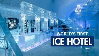 Worlds First Ice Hotel Jukkasjärvi Sweden  Aleeza Unveils [upl. by Natsyrk]