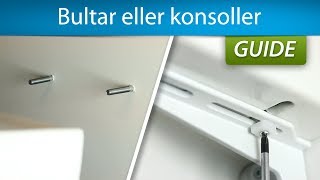 Montering av tvättställ på bultar eller konsoller  VVSochBADse [upl. by Nylesaj]