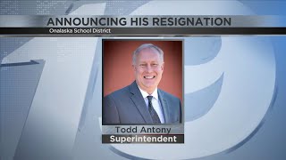 Onalaska Schools Superintendent announces resignation [upl. by Pliam234]