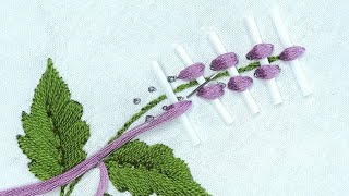 Super Easy Hand Embroidery Flower Design  Hand Embroidery Design  Stitch Embroidery Designs [upl. by Jauch698]