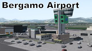 Airport Bergamo v2 for XPlane [upl. by Peedus]