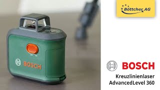 Kreuzlinienlaser Bosch AdvancedLevel 360 [upl. by Aerdnek]