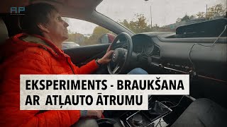 AizliegtaisPaņēmiens Eksperiments  braukšana ar atļauto ātrumu [upl. by Uyr]