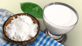 How to make Coconut Milk at home [upl. by Isacco]