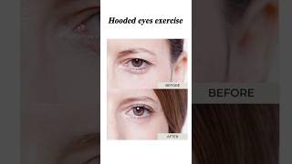 Hooded eyes exercise😍face yoga [upl. by Doggett]