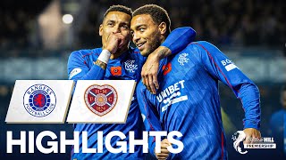 Rangers 10 Hearts  Dessers Goal Gives Rangers Vital Win At Ibrox  William Hill Premiership [upl. by Nnylyam281]