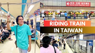 How to RIDE TRAINS in Taiwan  My Fave Metro System [upl. by Hillery]