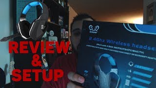 HUHD HW398M Wireless Headset Unboxing Review and PS4 Setup [upl. by Eiramlatsyrk]