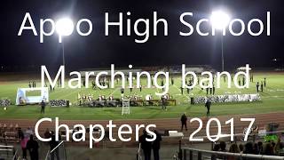 appo high school marching band  Chapters 2017 [upl. by Eekram]