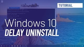 Windows 10 tutorial keep uninstall upgrade option longer than 10 days [upl. by Nolrev]