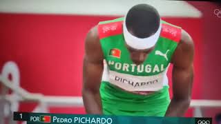 Pedro Pablo Pichardo winning the triple jump event at the 2021 Olympics in Tokyo Japan 5811quot [upl. by Marsden57]