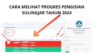 CARA MELIHAT PROGRES PENGISIAN SULINGJAR TAHUN 2024 [upl. by Isacco712]