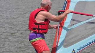 COACH JIM TYREE RETIRED  SILVER LAKE PARK 62209 WINDSURFING [upl. by Liatrice]