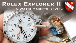 Rolex Explorer II Polar  Watchmakers Notes Arctic Survival Trained [upl. by Anotal]