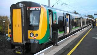 London Midland Class 350 124  Dudley Port  071113  1635 [upl. by Oicaroh2]