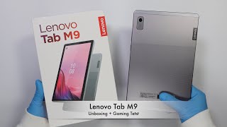 NEW Lenovo Tab M9 2023  Unboxing  Gameplay [upl. by Kappenne]