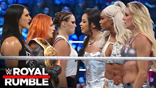 Ronda Rousey amp Becky Lynch Rhea ripley vs Bianca Belair amp Jade Cargill Charlotte Flair  WWE [upl. by Manheim]