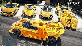 25 BEST Ways to STEAL SUPER CARS in GTA 5 RP [upl. by Akinad684]