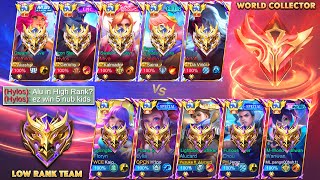 Yuzuke Vs High Rank Global World Collector Enemy  They All Have 20K Matches 😱 who win [upl. by Nereen]