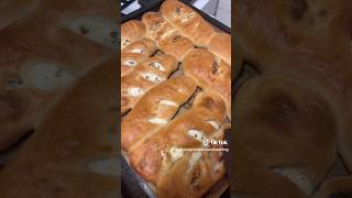 Bolillo Rolls stuffed with Cream Cheese and Jalapeño mexicanfood bolillos cooking mexicanrecipe [upl. by Anaile]