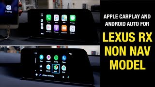 20162019 LEXUS RX Without Navigation  Wired Apple CarPlay Android Auto  Install amp Demo [upl. by Aikaz660]