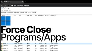 quotForce Closequot a ProgramApp on Windows 11  If Its Not Working [upl. by Shirline]