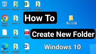 How to Create a New Folder in Windows 10 Easy StepbyStep Guide  Create new folder [upl. by Vita162]