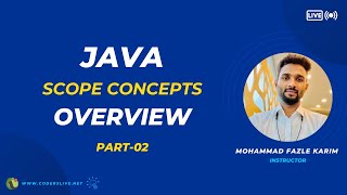 Bangla 252 Java Scope Concepts Overview and usage with Examples CodersLivenetOfficial [upl. by Lyreb584]