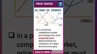 Price Takers  60 Second Economics  ALevel amp IB [upl. by Nnylharas]