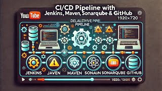 CI amp CD Declarative Pipeline using Jenkins MAVEN Sonar Qube and GitHub [upl. by Freudberg98]