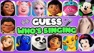 Guess Whos Singing 🎶 Disney BEST Song Quiz Challenge  Encanto Frozen Wish [upl. by Lemor]