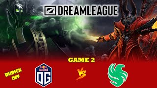 OG VS TEAM FALCONS BO2  GAME 2  DreamLeague S22  Fase de Grupos [upl. by Neddra]