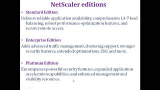 02 Netscaler Editions in Hindi [upl. by Romeon]