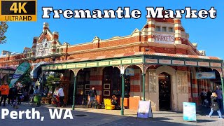 Fremantle Market  Fremantle Perth Western Australia 4K [upl. by Haase]