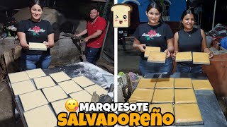 COMO HACER PAN MARQUESOTE SALVADOREÑO en HORNO DE LEÑA 🇸🇻 RECETA FACIL 🥖 [upl. by Oilalue]