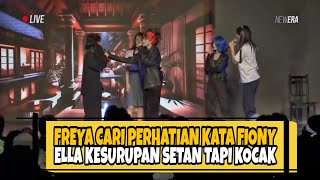 Ngakak Freya JKT48 cari perhatian kata fiony Ella JKT48 kesurupan setan tapi kocak [upl. by Latreese540]