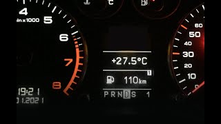 Audi A3 18T STronic PRNDS Display Flashing [upl. by Adnolahs]