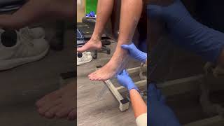 Data collections for goniometry dorsiflexion of the ankle [upl. by Mahla]