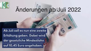 was ändert sich im Juli 2022 in Deutschland 🇩🇪 💶 änderungen juli2022 deutschland [upl. by Elroy]