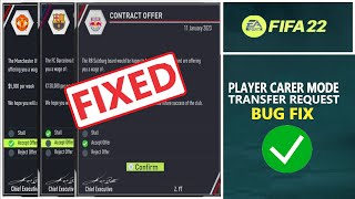 FIXED  Not Getting Transfer Offers in FIFA 22 amp 23 Player Career Mode Bug [upl. by Sirrad]