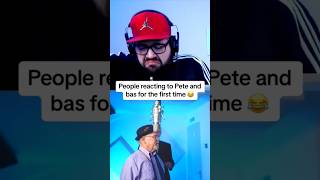 People’s reaction to pete and bas or peteandbas fumeztheengineer uk raptok reactioncompilation [upl. by Cris]