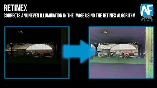 Retinex Automatically Correct an Uneven Illumination in the Image in Amped FIVE [upl. by Bazluke]