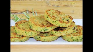 BURGER DI ZUCCHINE DORATE SENZA FRIGGERE SENZA FORNO ricetta zucchine senza forno zucchini recipe [upl. by Gustavus]