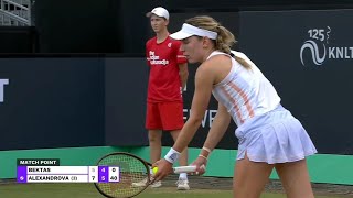 Ekaterina Alexandrova 12 Aces Hertogenbosch Libema Open 2024 [upl. by Reine53]