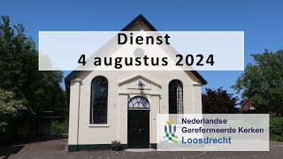 Dienst NGK Loosdrecht 4 augustus  Ds J Smit [upl. by Harwell]