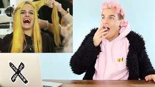 Hairdresser Reacts To Americas Next Top Model Makeovers S22 [upl. by Allegna]